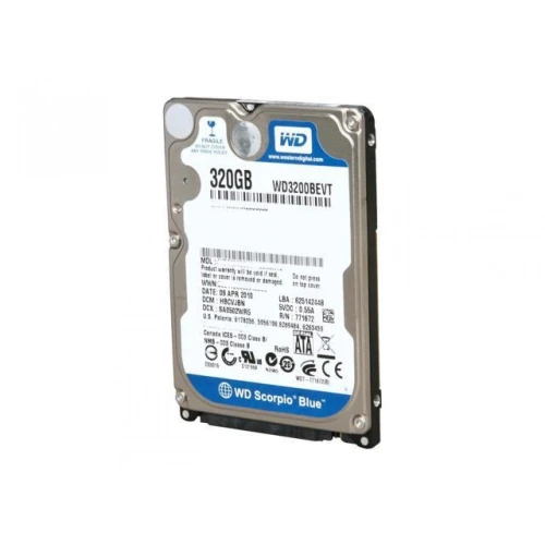 Western Digital laptop hard disk | 320gb storage | 2.5-inch size (Price is exclusive of VAT)