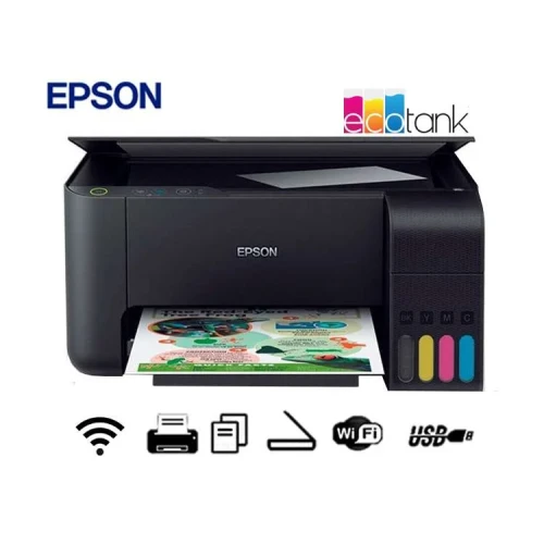 Epson L3250 A4 Wireless Wi-Fi All- in-one- Colored Ink Tank Printer + Scanner + Copy