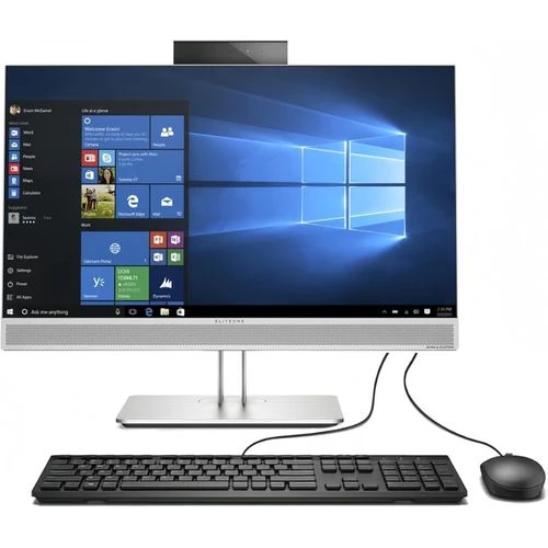 HP EliteOne 800 G4 All-in-One Desktop, 23.8" FHD (1920x1080), Intel Core i5 8th Gen, 8GB RAM, 256GB SSD, Wired Keyboard and Mouse, Windows 11 Pro