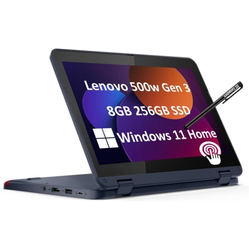 Lenovo 500w Gen 3 | Intel pentium silver | 8gb ram 128gb SSD | 11.6-inch screen (touch) | x360 (2-in-1). (Price is Exclusive of VAT).