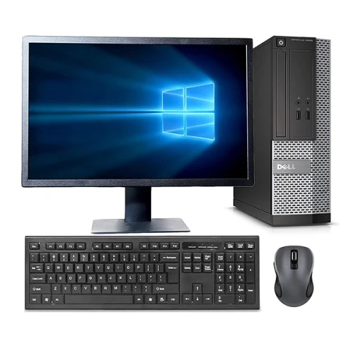 Dell Optiplex 3020 Intel core i5 4th gen with 4gb ram 500gb storage + Dell 17-inch square monitor with VGA port.